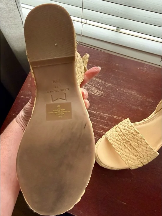 Marc Fisher steel sandal, platform, summer, 7.5M - Picture 5 of 11